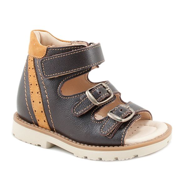 Сандали Мега Ортопедик для мальчиков 057 36-46 цвет коричневый