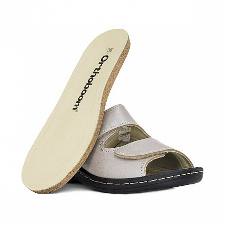 Сабо ортопедические Ортобум женские 20037-02 жемчужные. Изображение 4 из 7